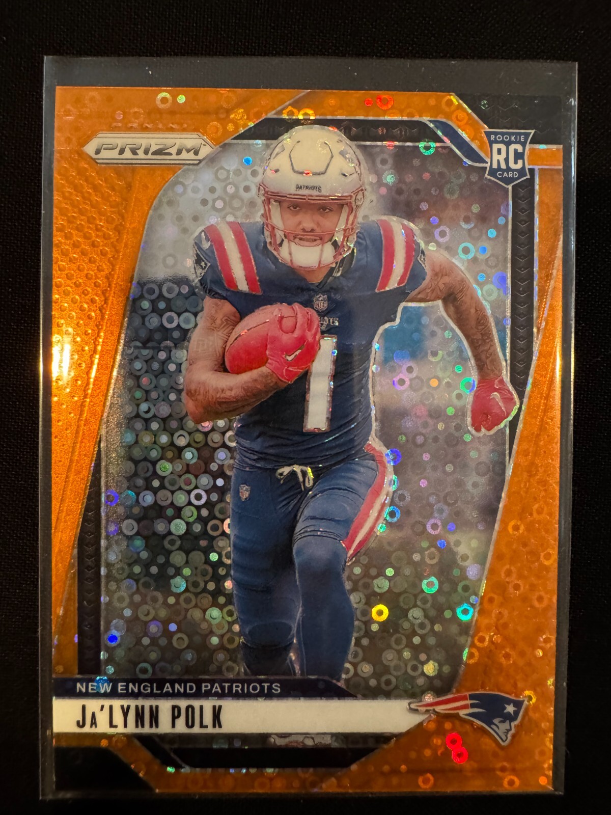 Ja'Lynn Polk RC - 2024 Panini Prizm Orange Disco Rookie #339