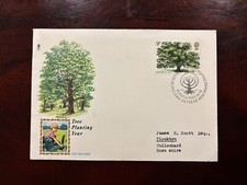 United Kingdom 1973 - Tree Planting Year, Oak FDC stamp Philatelic Bureau Edinbu