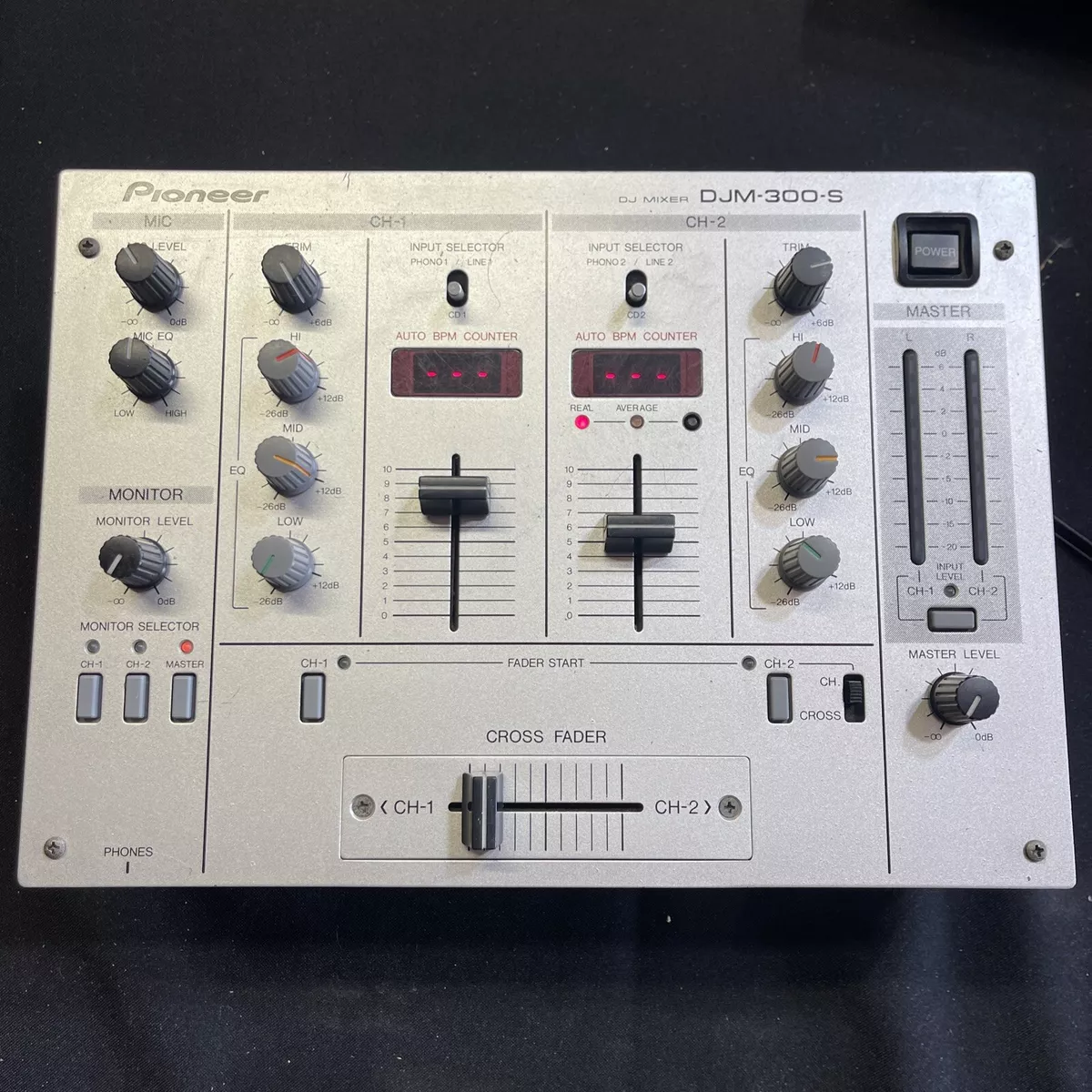 Pioneer DJM-300s 2-Channel DJ Mixer Tested Works