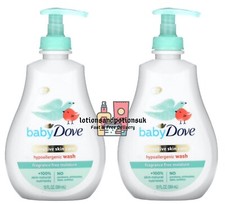2 x Baby Dove Sensitive Skin Head to Toe Wash 400ml
