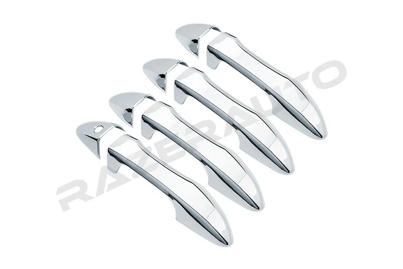 Chrome 4 Door Handle Cover fit Smart Entry for 2014-2019 Toyota Toyota Corolla - Image 2 of 2