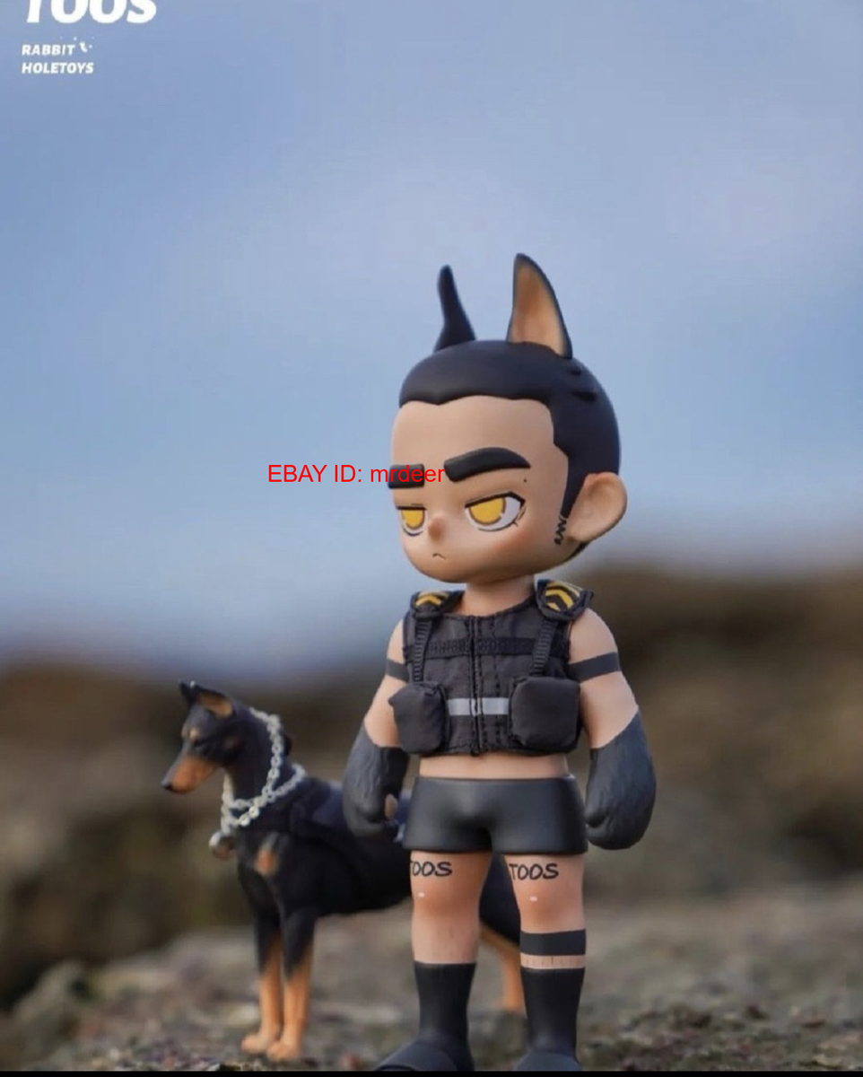 Toos Rabbit Holetoys Doberman Beach Rescue Team Figures Model Toys