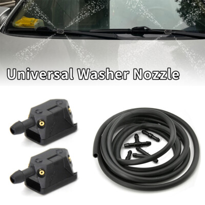 7Pcs Car Windscreen Washer Wiper Adjusted 4Way Blade Water Spray Jets Nozzles