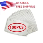 100PCS Of PM2.5 Filter Carbon Breathing Insert Protective Pad Gasket