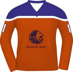 orange hockey jersey