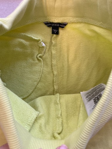 Guess Athletic Shorts Boys Size 8 Yellow Elastic Waistband Drawstring Pockets - Picture 12 of 15