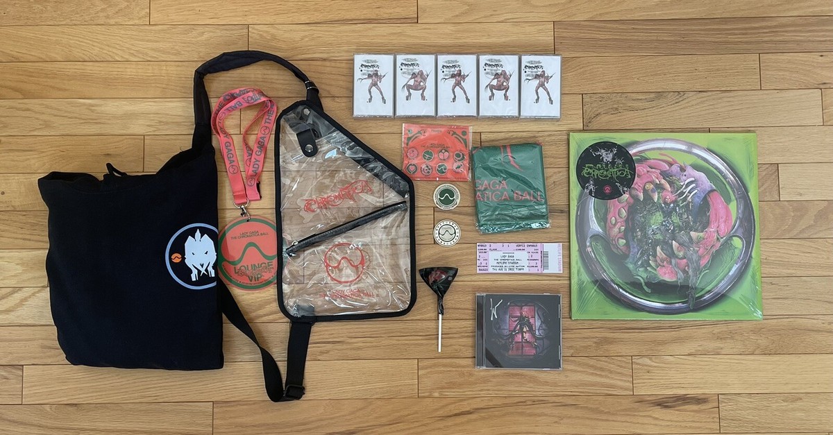 Lady Gaga Chromatica Bundle VIP Gift Bag Hoodie Signed CD Lady Gaga Chromatica Bundle VIP Gift Bag Hoodie Signed CD