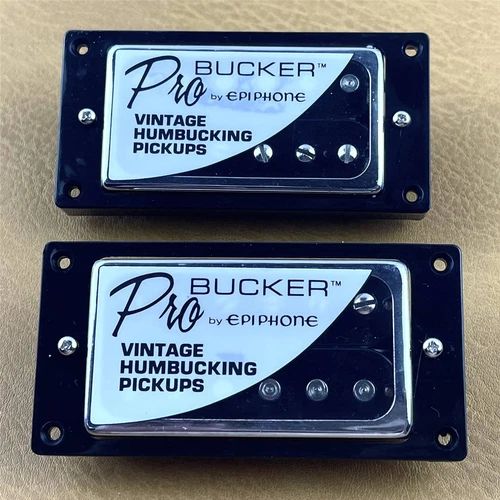 Epiphone OPEN ProBucker Chrome Vintage Humbucker Pickup Set LP&SG 5 Wire OEM