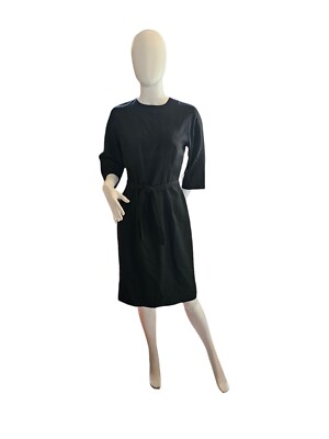 Vintage 1960's Handmade Little Black Dress With Matching Tie Belt | eBay Vintage 1960's Handmade Little Black Dress With Matching Tie Belt | eBay