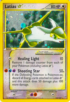 ポケモンカードゲーム Latios EX gold star DEOXYS psa3 vg Latios [Gold Star] #106 Prices | Pokemon Deoxys | Pokemon Cards