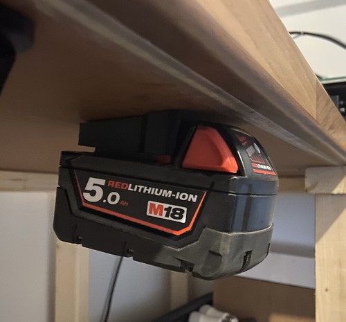 Milwaukee Battery Holder - Storage - Van - Work Shop - Picture 4 of 6