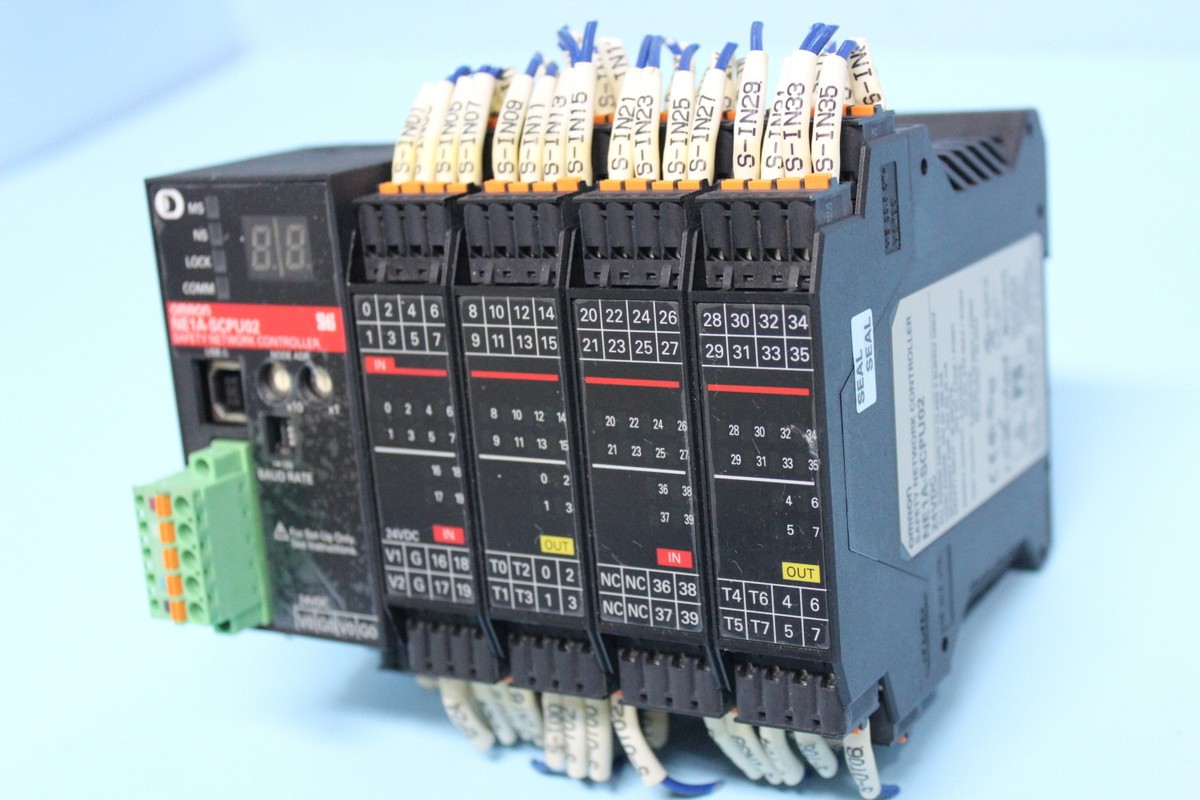 Omron Safety Network Controller NE1A-SCPU02 24VDC, 1Pcs Omron Safety Network Controller NE1A-SCPU02 24VDC, 1Pcs