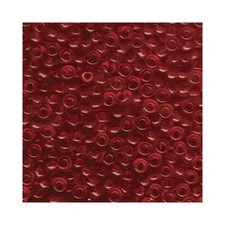 Miyuki Seed Beads 6/0 Transparent Ruby Red 6-141 Glass 20g Rocaille Round