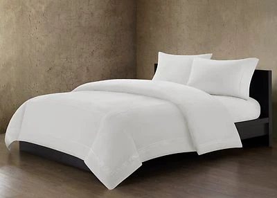 NATORI Ming Fretwork King or Queen Duvet Cover 400TC- White (NA12-1633，NA2-1632)
