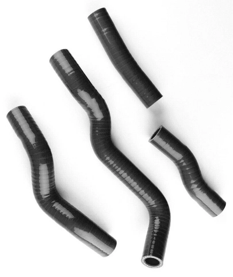 适用于 2008 - 2015 川崎 KLX250 KLX250S DTRACKER 黑色硅胶散热器软管 — 第 4/4 张图片