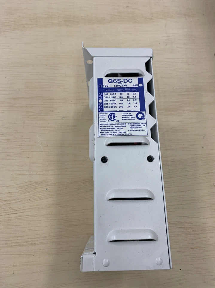 Q-TRAN Q6S-DC 24V 100DC LED Power Supply 120/277V - Image 2 of 4