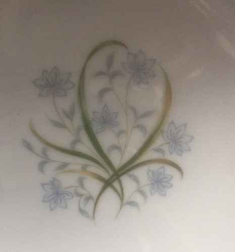 NEHERCO NEW YORK Fina China Flor Azul Pequeño Pan o Postre PLATO JAPÓN - Imagen 2 de 8