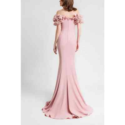 pink tube top dress Bandeau Frill Hem Mini In Lace | EGO US flare silhouette with smocking at the back for a perfect fit. Pink Tube Top Dress -