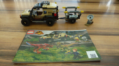 LEGO JURASSIC WORLD 76951  Pyroraptor & Dilophosaurus TRANSPORT mit Bauanleitung