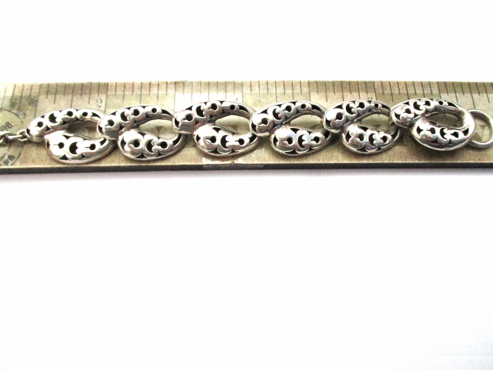 John Hardy Large Link Sterling Silver Toggle Brac… - image 3