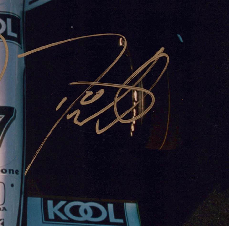 Paul Tracy & Dario Franchitti firmaron "CART" 8x10 Foto PROOF Team Kool Green COA Foto 4 de 4