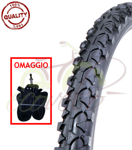 Pneu Noir Taillé Caoutchouc Pour Vélo De Montagne Enfant