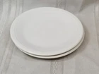 2 VTG HOMER LAUGHLIN FIESTA WHITE SALAD BREAD PLATE 7 1/4"