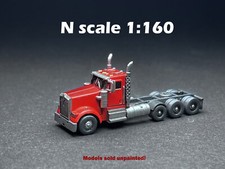 N Scale 1:160  W900L Drop-axle, Triple axle TRUCK only - UNPAINTED, NOT A TOY 