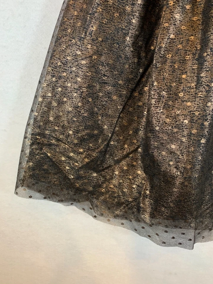 Falda elástica forrada de tul a lunares de tul de ZARA para niñas Foto 3 de 4