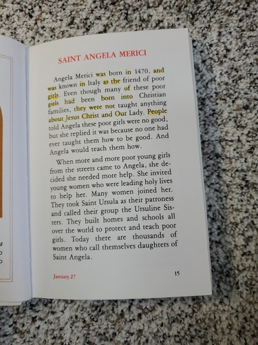 Children's Book of Saints by Louis M. Savary Regina Press Hardcover Illustrated - Picture 15 of 18