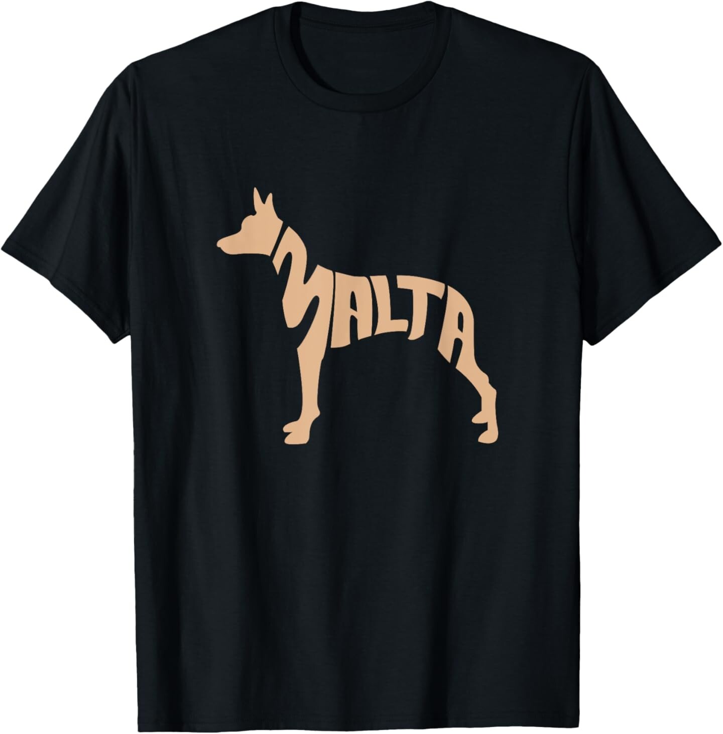 ALTRA Malta Pharaoh Hound Word Art Maglietta divertente cane maltese animale