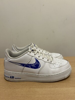 nike air force white with blue tick