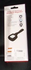 $29 SE HANDHELD 2X2 LENS magnifier 4X UV/LED ILLUMINATED 5 SUPER BRIGHT leds