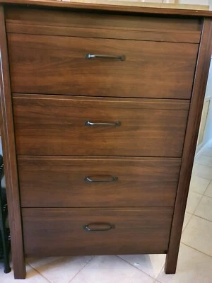 Elegant Ikea Brusali Brown 4 Drawers Chest Of Draws Dresser