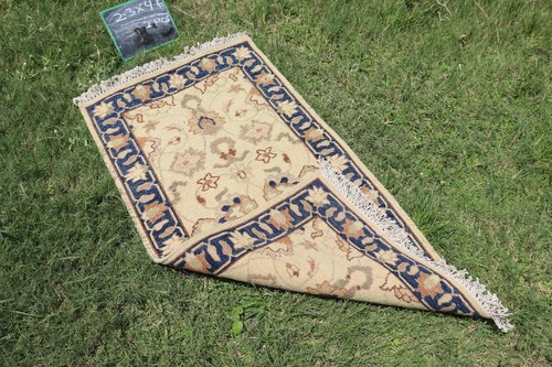 Small Hand-Woven Tribal Anatolian Kilim Turkish Soumak Runner Rug 2.3 x 4.6 feet - Picture 5 of 5