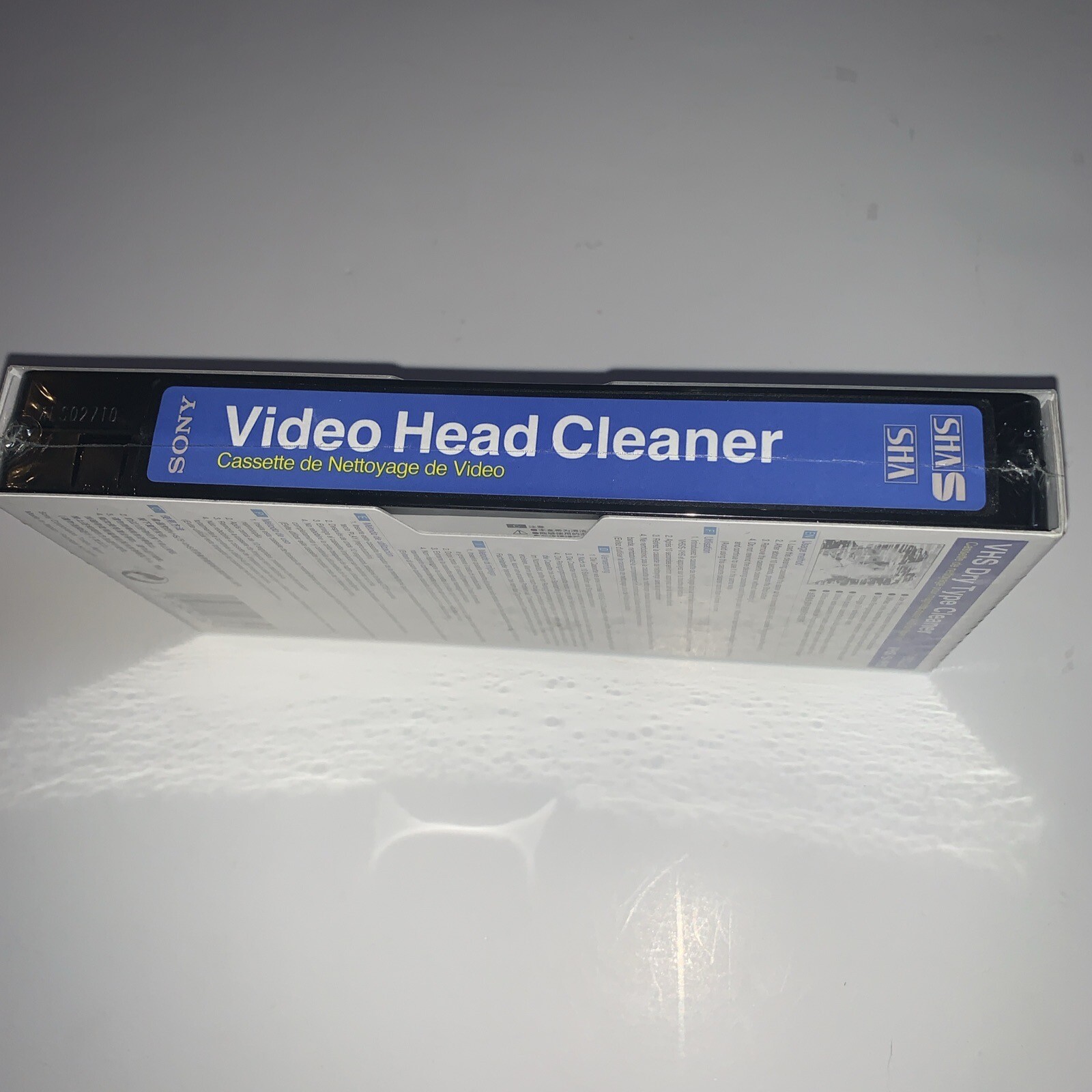Sony Video Head Cleaner Brand New Sealed VCR VHS/SVHS Cleaning Tape T