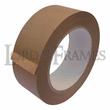 38mm x 50m Brown Paper Self Adhesive Backing Tape Picture Frame Framing FREE p+p