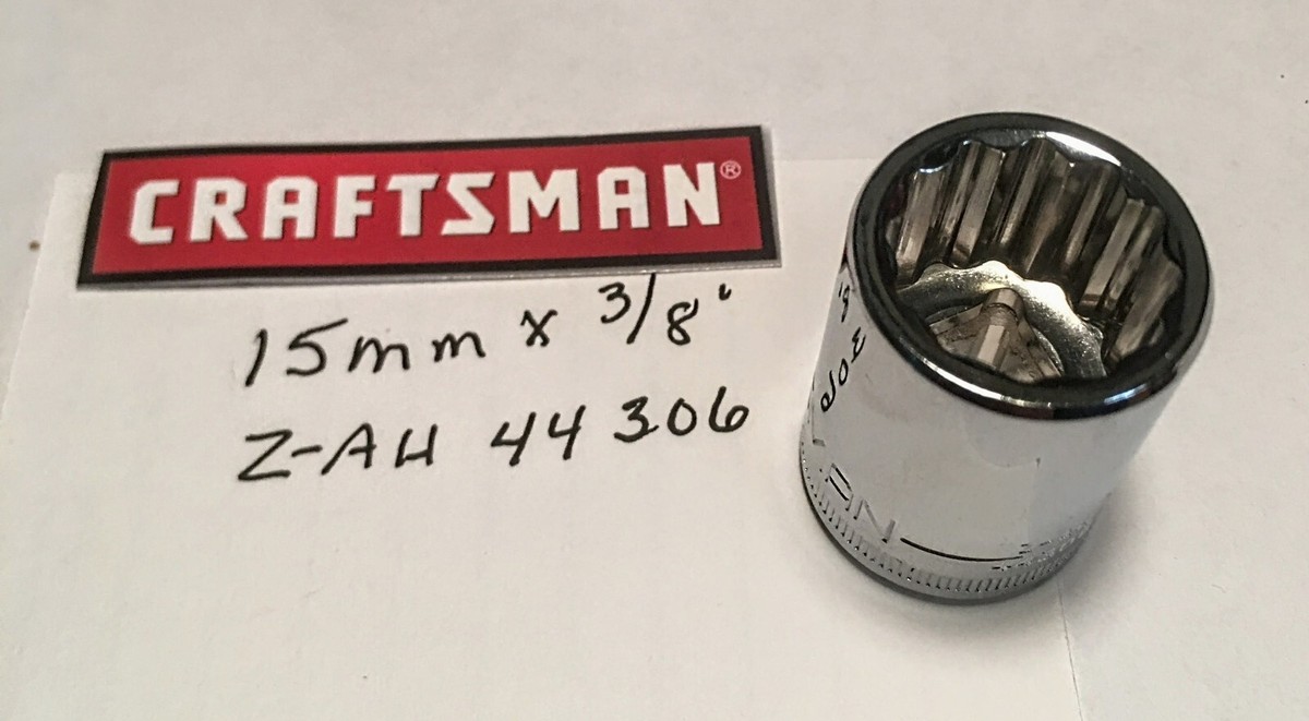 Craftsman 15 mm x 3/8