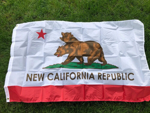 Bandera Fallout Nueva República de California 90x150 cm Poliéster VENDEDOR DE EE. UU. rara - Imagen 2 de 6