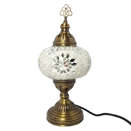 Moroccan Turkish Mosaic Lamp Colourful Glass Handmade Table Desk Light FREE BULB - Picture 244 of 436