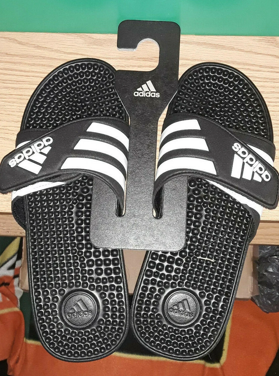 Adidas side logo sandal sale