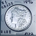1896 MORGAN SILVER DOLLAR HI GRADE GENUINE U.S. MINT RARE COIN 8132