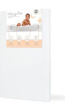 Dream On Me Holly 3 Fiber Baby Crib Mattress, Fits All Mini  Portable Crib