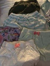 child Baby Girl Clothing Lot Shorts Dresses Bodysuits Multicolor Floral Striped