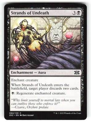 Strands of Undeath #92 (NM) (Non-Foil) (C) (2X2) Magic MTG