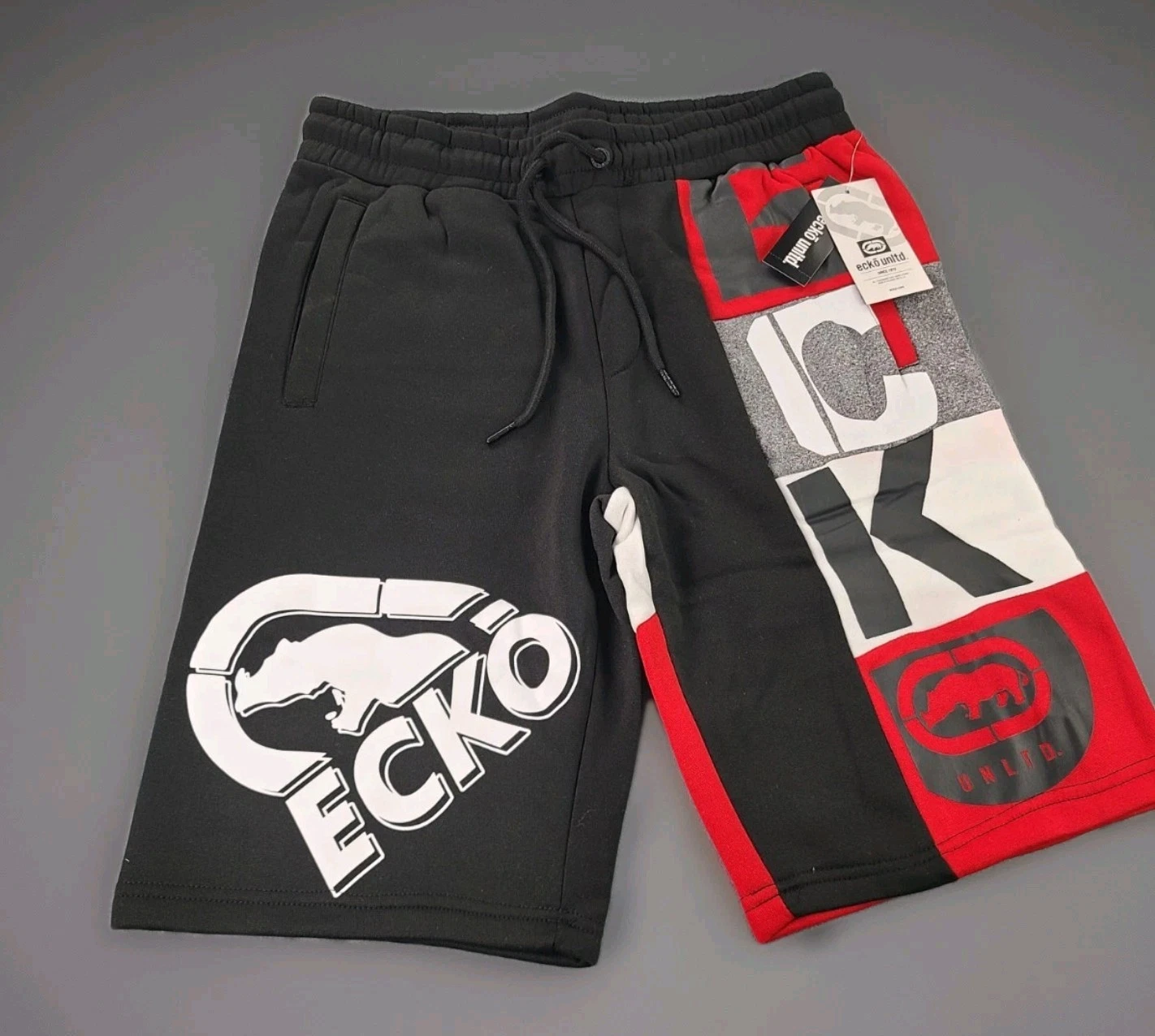 Ecko Unltd. Men's Triple Play Fleece Shorts Size Medium New With Tags