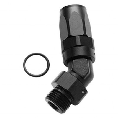 Vibrant Hose End Fitting Male 8AN 45 Degree 7/8-14 Thread 10