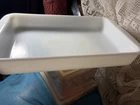 Vintage Fire King Rectangle Milk Glass Casserole Dish