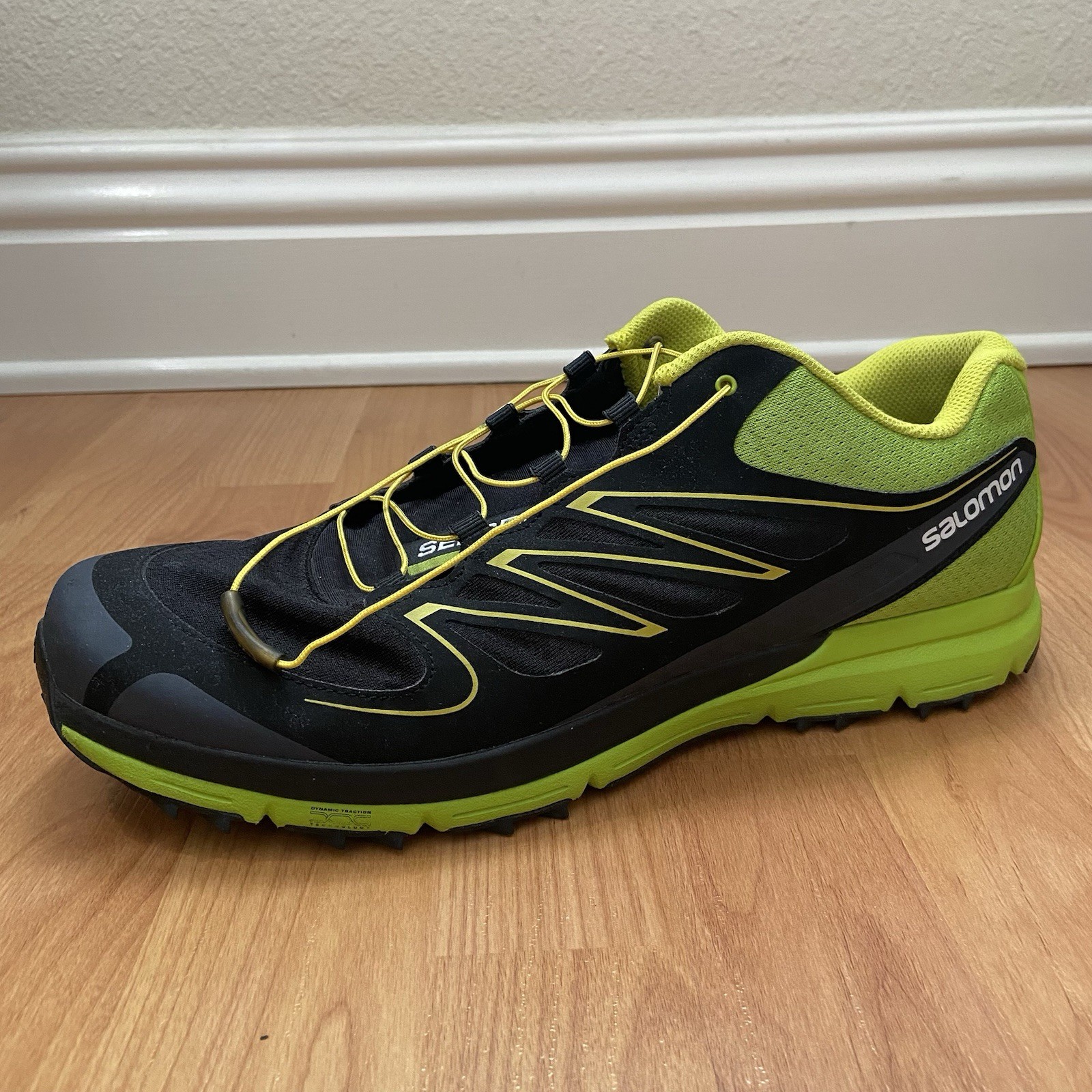 Scarpe Salomon uomo Sense Mantra escursionismo outdoor taglia 11 5 NO dispositivo di legatura bloccaggio