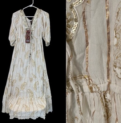 sachin and babi light blue dress Lily Embroidered Maxi Dress Olive / XL